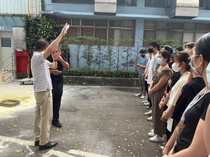 滅火設施(滅火器)實際操作