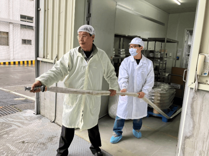 消防栓演練作業